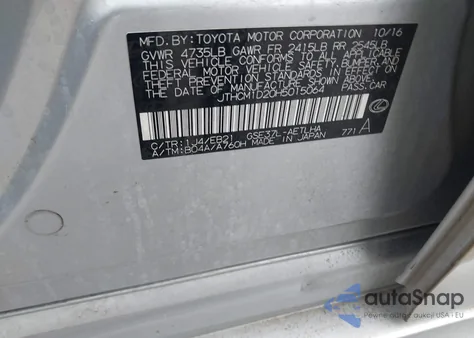 2017 Lexus Is 300 from USA, damaged, VIN JTHCM1D20H5015064